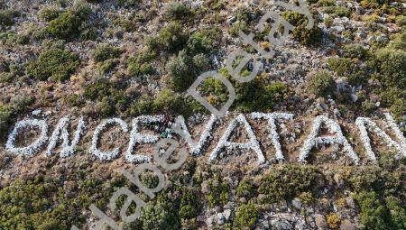 Datça’da Gençlerden Alkışlanacak Hareket: Simgesel Yazı Yenilendi