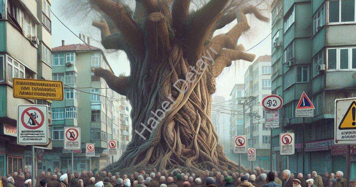 "Afyonkarahisar’da Cumhuriyet Mahallesinde Ağaç Budama Uyarısı" başlıklı haber için fotorealistik, p