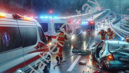 Ödemiş’te Korkutan Kaza: Hatalı Sollama 3 Kişiyi Hastanelik Etti