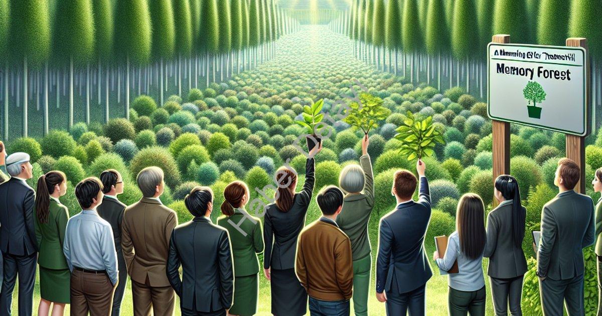 "Çivril'de Öğretmenler Günü'ne Özel Anlamlı Hediye: Hatıra Ormanı" başlıklı haber için fotorealistik