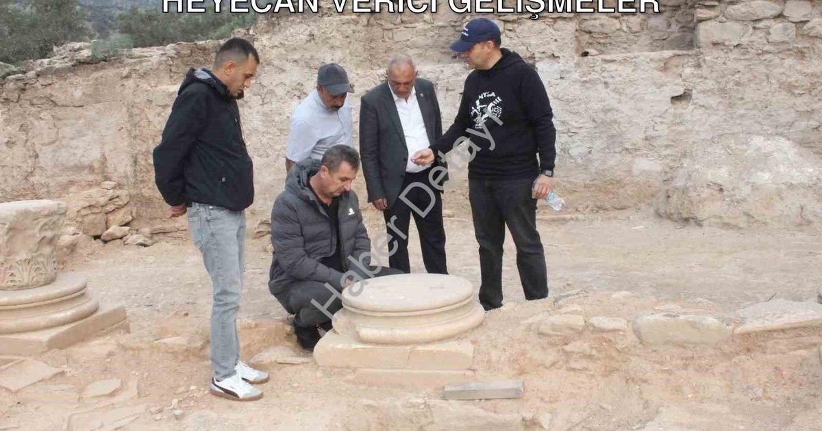 "Sultanhisar'ın Tarihi Hazinesi Nysa'da Heyecan Verici Gelişmeler" başlıklı haber için fotorealistik