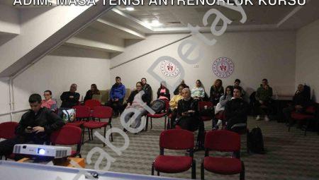 Muğla’da Sporun Geleceği İçin Önemli Adım: Masa Tenisi Antrenörlük Kursu