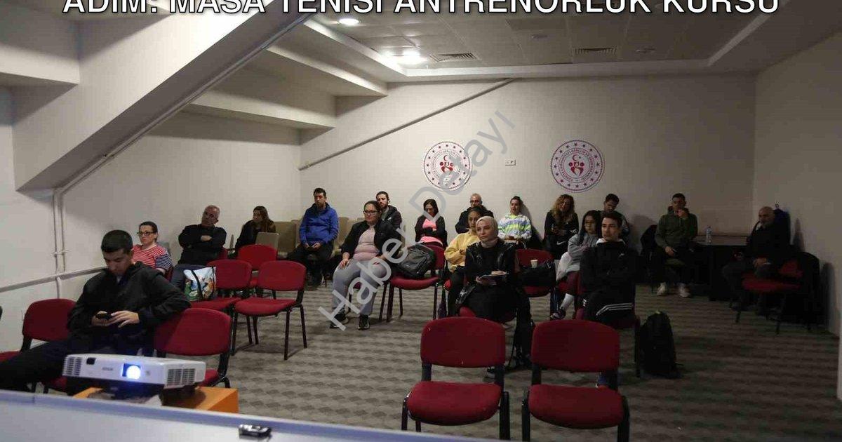 "Muğla'da Sporun Geleceği İçin Önemli Adım: Masa Tenisi Antrenörlük Kursu" başlıklı haber için fotor