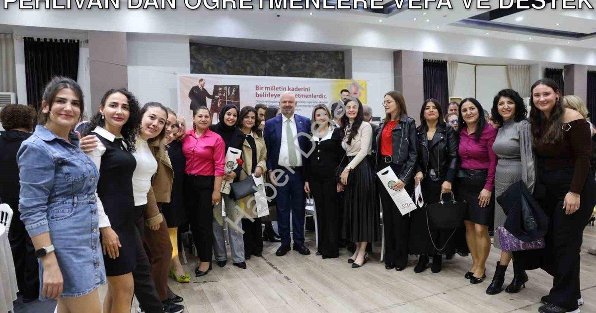 "Menemen'de Anlamlı Gece: Başkan Pehlivan'dan Öğretmenlere Vefa ve Destek" başlıklı haber için fotor