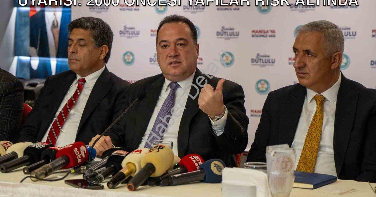 "Başkan Dutlulu'dan Kritik Deprem ve Konut Uyarısı: 2000 Öncesi Yapılar Risk Altında" başlıklı haber