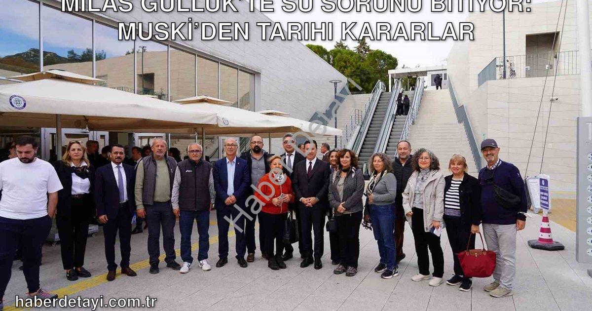 "Milas Güllük’te Su Sorunu Bitiyor: MUSKİ’den Tarihi Kararlar" başlıklı haber için fotorealistik, pr