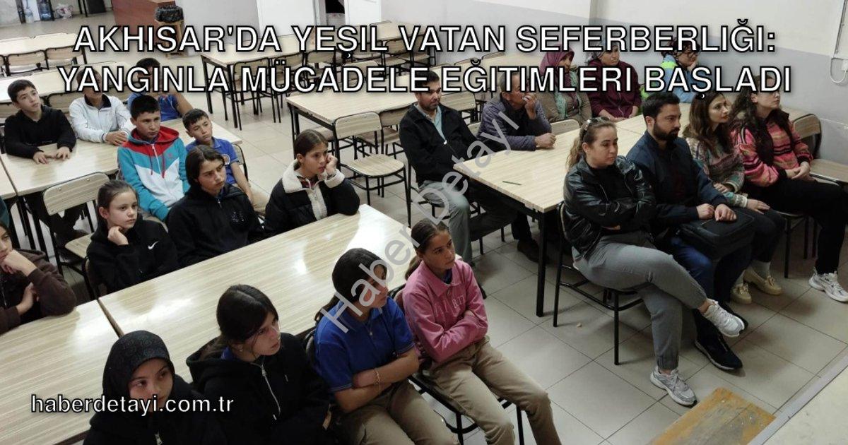 "Akhisar'da Yeşil Vatan Seferberliği: Yangınla Mücadele Eğitimleri Başladı" başlıklı haber için foto