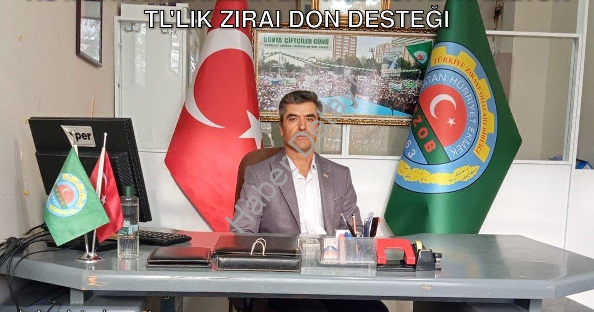 "Kütahya Pazarlar'da Üreticiye 41 Milyon TL'lik Zirai Don Desteği" başlıklı haber için fotorealistik