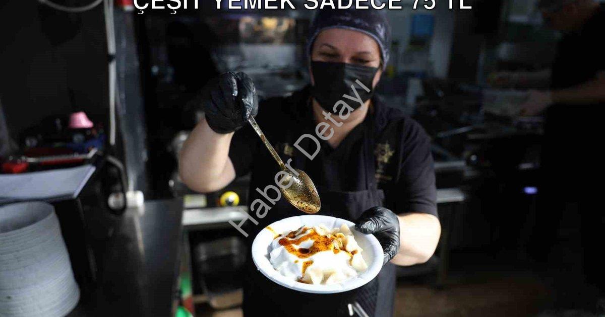 "Aydın'da Bütçe Dostu Lezzet Durağı: 4 Çeşit Yemek Sadece 75 TL" başlıklı haber için fotorealistik,