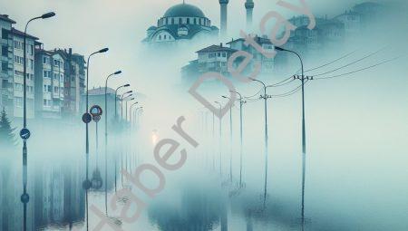 Denizli’de Sağanak Sonrası Yoğun Sis Alarmı: Görüş Mesafesi Kayboldu