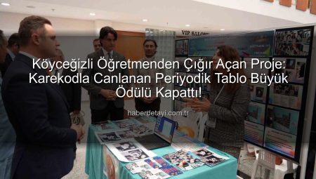 Köyceğizli Öğretmenden Çığır Açan Proje: Karekodla Canlanan Periyodik Tablo Büyük Ödülü Kapattı!