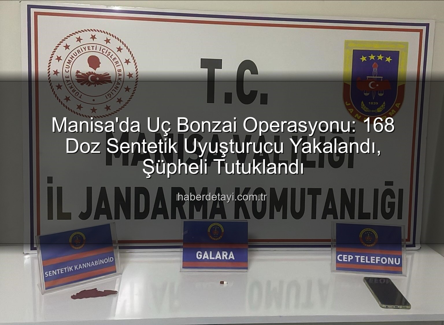 uç bonzai - Manisa'da Uç Bonzai Operasyonu: 168 Doz Sentetik Uyuşturucu Yakalandı, Şüpheli Tutuklandı
