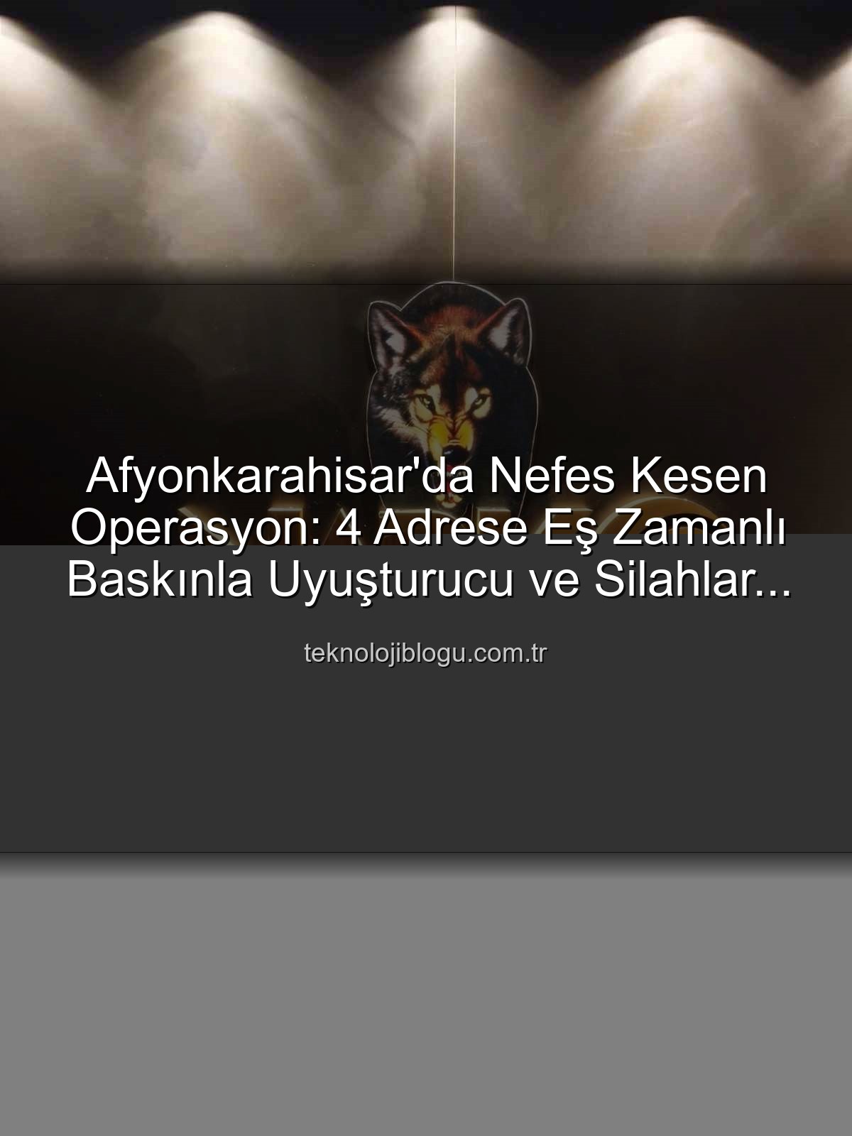 Afyonkarahisar uyuşturucu operasyonu - Afyonkarahisar'da Uyuşturucu Operasyonu: 4 Evden Cephanelik Çıktı!