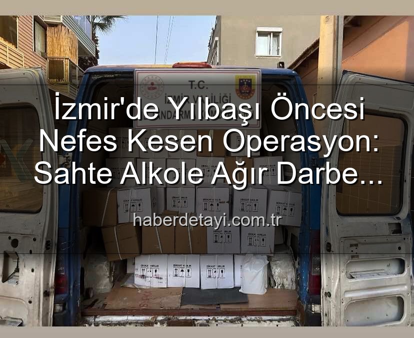 kaçak alkol operasyonu - İzmir'de Yılbaşı Öncesi Nefes Kesen Operasyon: Sahte Alkole Ağır Darbe! 1 Milyon 300 Bin TL Değerinde Etil Alkol Ele Geçirildi
