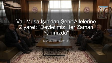 Kütahya Valisi Musa Işın’dan Şehit Ailelerine Ziyaret: ‘Devletimiz ve Milletimiz Daima Yanınızda’