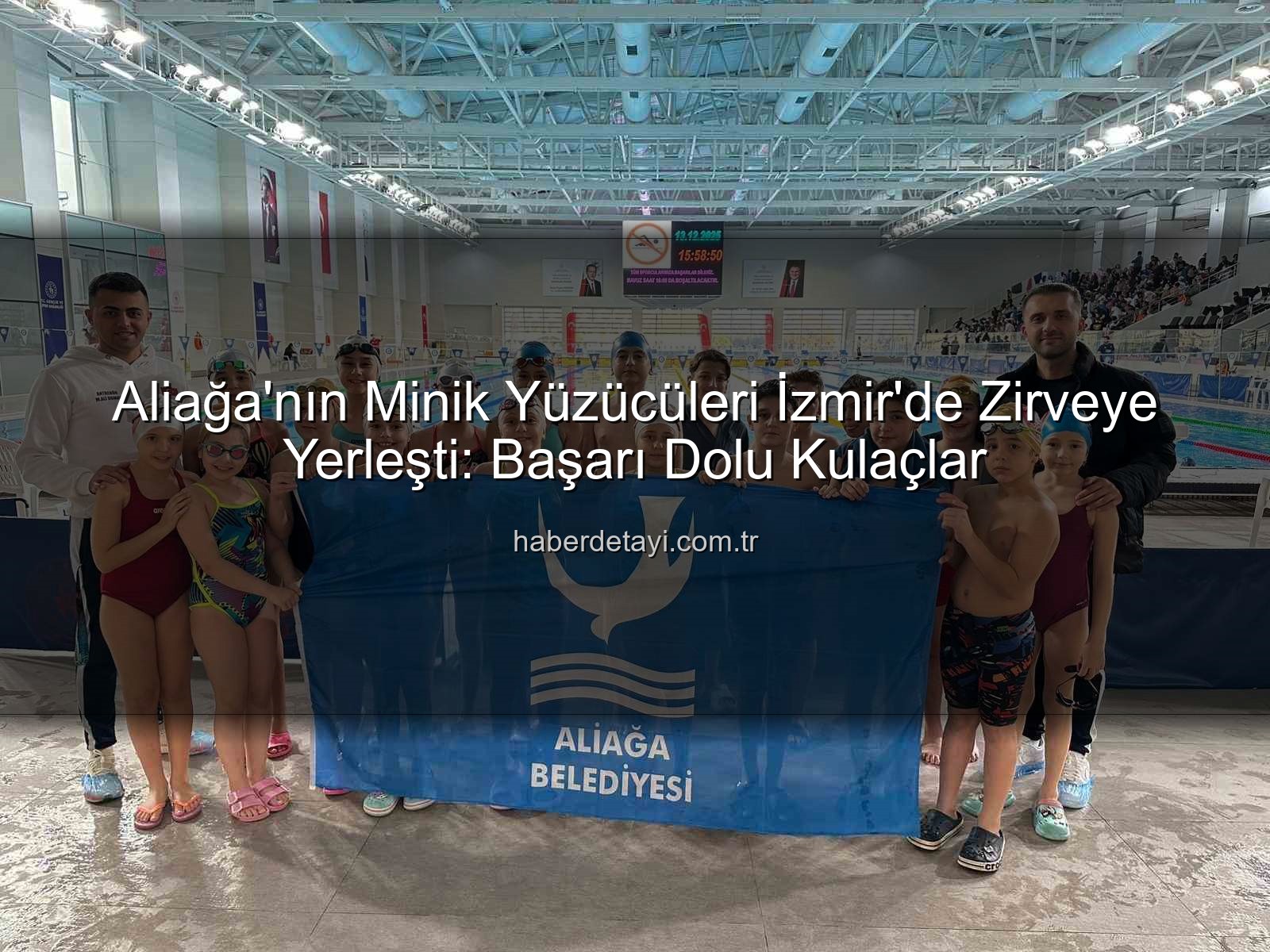 Aliağa yüzücüleri - Aliağa'nın Minik Yüzücüleri İzmir'de Zirveye Yerleşti: Başarı Dolu Kulaçlar