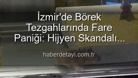 İzmir’de Börek Tezgahlarında Fare Paniği: Hijyen Skandalı Mühürlendi!