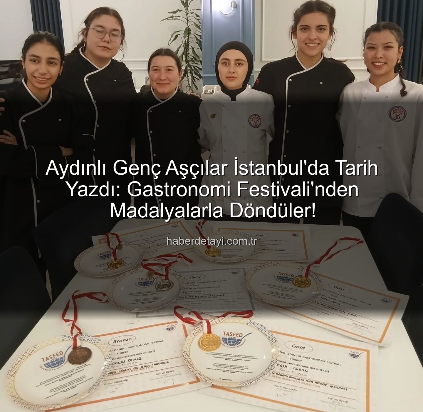 gastronomi festivali - Aydınlı Genç Aşçılar İstanbul'da Tarih Yazdı: Gastronomi Festivali'nden Madalyalarla Döndüler!