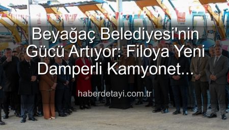 Beyağaç Belediyesi’nin Gücü Artıyor: Filoya Yeni Damperli Kamyonet Katıldı!