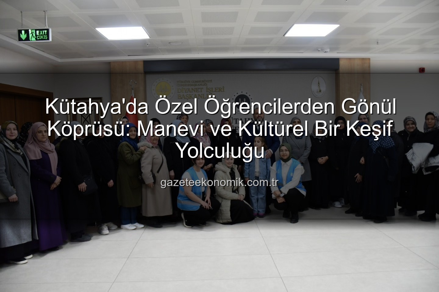 özel öğrenciler - Kütahya'da Anlamlı Kardeşlik Köprüsü: Özel Öğrenciler İl Müftülüğünü Ziyaret Etti