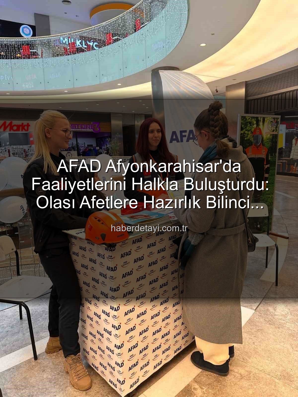 AFAD faaliyetleri - AFAD Afyonkarahisar'da Faaliyetlerini Halkla Buluşturdu: Olası Afetlere Hazırlık Bilinci Artıyor